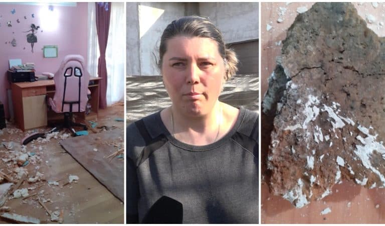 Incidentul bizar din Hunedoara, elucidat. Cum a ajuns un bolovan de 50 de kilograme peste casa unei familii