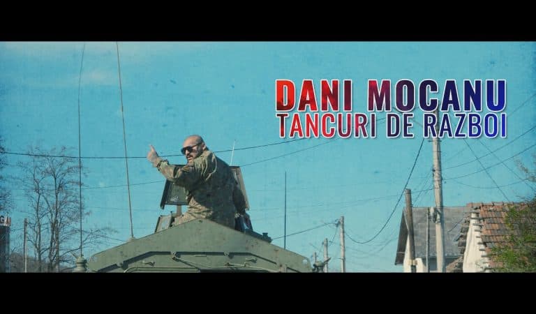 Videoclipul lui Dani Mocanu cu tancul a fost lansat: „A lovit intenţionat maşinile ca să-şi facă reclamă”