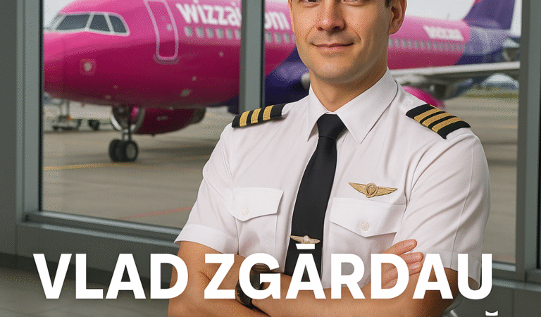Vlad Zgărdău: Povestea Exclusive a Pilotului WizzAir din București