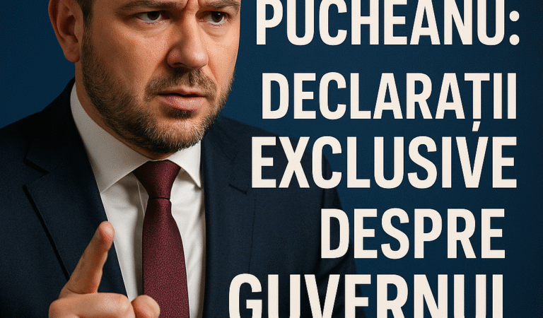 Ionuț Pucheanu: Declarații Exclusive despre Guvernul Ineficient