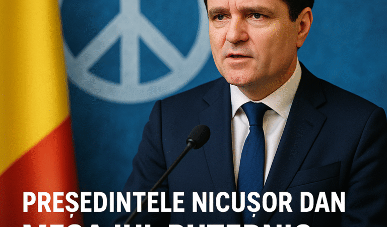 Președintele Nicușor Dan: Mesajul Puternic pentru O Pace Durabilă