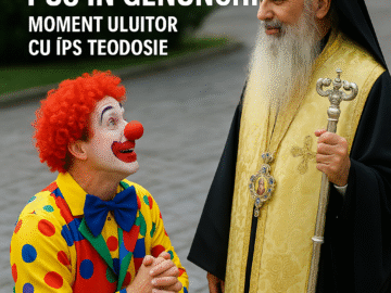 Un Clovn S-a Pus în Genunchi: Moment Uluitor cu ÎPS Teodosie 8 generate an eye catching high quality featured im 1755113569