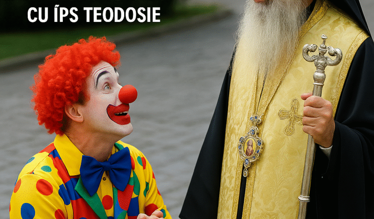 Un Clovn S-a Pus în Genunchi: Moment Uluitor cu ÎPS Teodosie